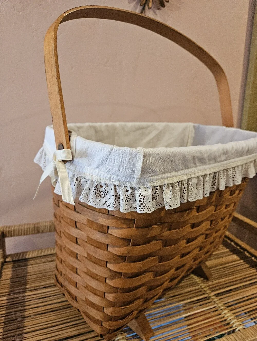 Longaberger Vintage Handled Basket